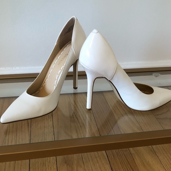 Enzo Angiolini White Leather pumps - 7 - Picture 1 of 8